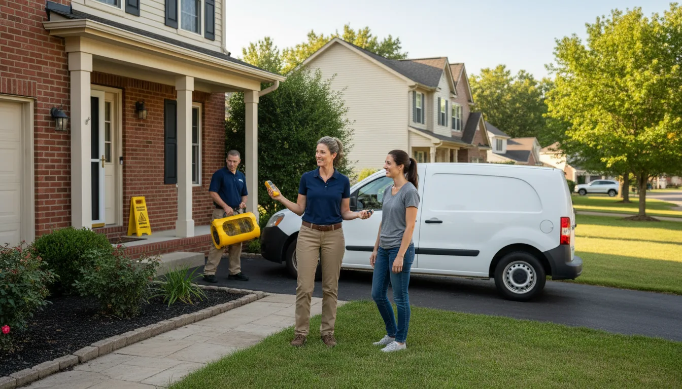 Water restoration image for Water Damage & Restoration Services in Union City, CA